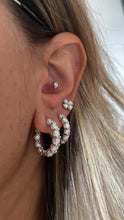 Carregar imagem no visualizador da galeria, Argola moissanite 1.7cm
