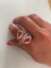 Carregar imagem no visualizador da galeria, Anel semijoia 2 gotas Fusion
