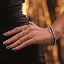 Carregar imagem no visualizador da galeria, Pulseira riviera 4 garras 3mm
