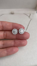 Carregar imagem no visualizador da galeria, Brinco moissanite com contorno
