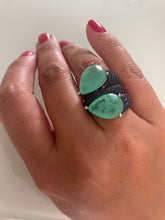 Carregar imagem no visualizador da galeria, Anel semijoia 2 gotas Fusion
