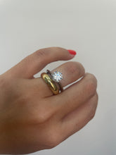 Carregar imagem no visualizador da galeria, Anel solitário 7mm - Thassia moissanite
