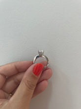 Carregar imagem no visualizador da galeria, Anel solitário 7mm - Thassia moissanite
