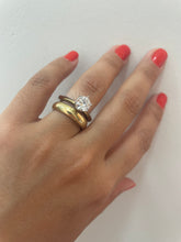 Carregar imagem no visualizador da galeria, Anel solitário 7mm - Thassia moissanite
