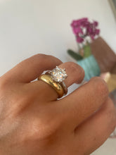 Carregar imagem no visualizador da galeria, Anel solitário Lia moissanite 9mm
