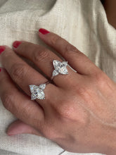 Carregar imagem no visualizador da galeria, Anel navete moissanite
