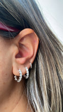 Carregar imagem no visualizador da galeria, Argola moissanite 1.3
