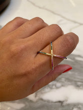 Carregar imagem no visualizador da galeria, Anel X colorido
