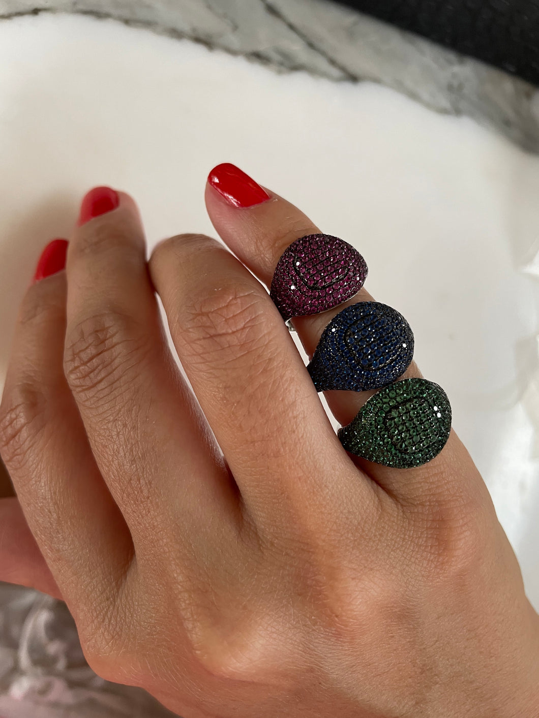 Anel dedinho micropavê