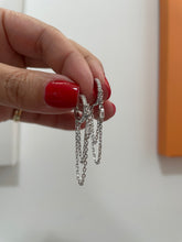 Carregar imagem no visualizador da galeria, Argola corrente 1 baguete
