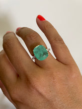 Carregar imagem no visualizador da galeria, Anel retangular pedra fusion Luiza
