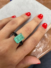 Carregar imagem no visualizador da galeria, Anel colombiana retang
