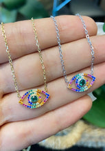 Carregar imagem no visualizador da galeria, Colar olho grego rainbow
