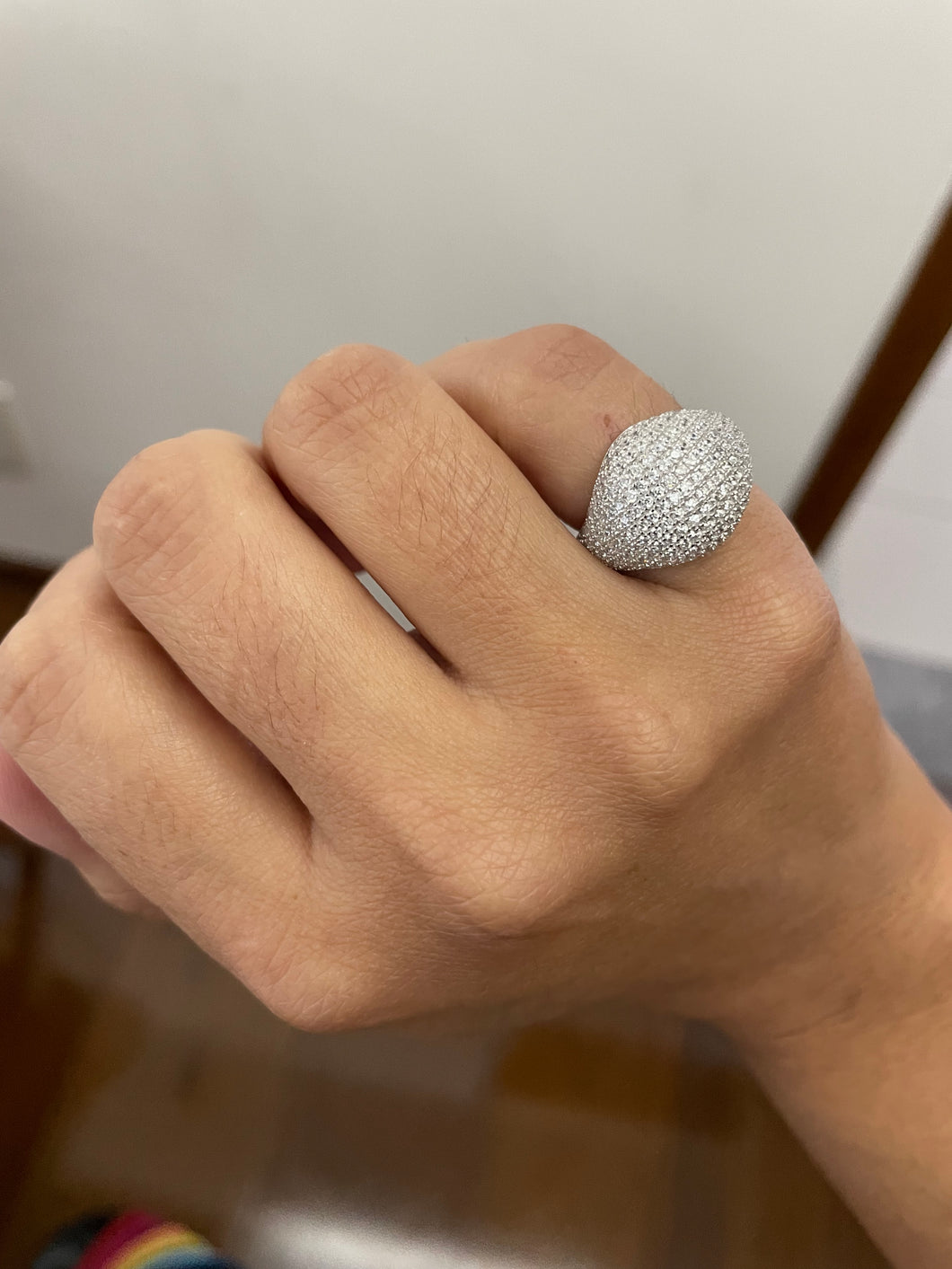 Anel dedinho micropavê al