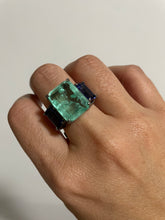 Carregar imagem no visualizador da galeria, Anel trio retangular
