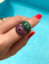 Carregar imagem no visualizador da galeria, Anel dedinho c baguete
