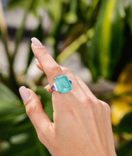 Carregar imagem no visualizador da galeria, Anel retangular fusion Susy
