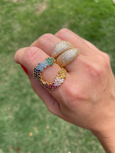 Carregar imagem no visualizador da galeria, Anel ferradura cravejado
