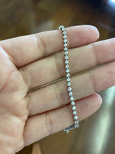 Carregar imagem no visualizador da galeria, Pulseira riviera coração invertido 1mm
