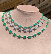 Carregar imagem no visualizador da galeria, Colar choker retangular fusion
