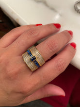 Carregar imagem no visualizador da galeria, Anel placa quadrada
